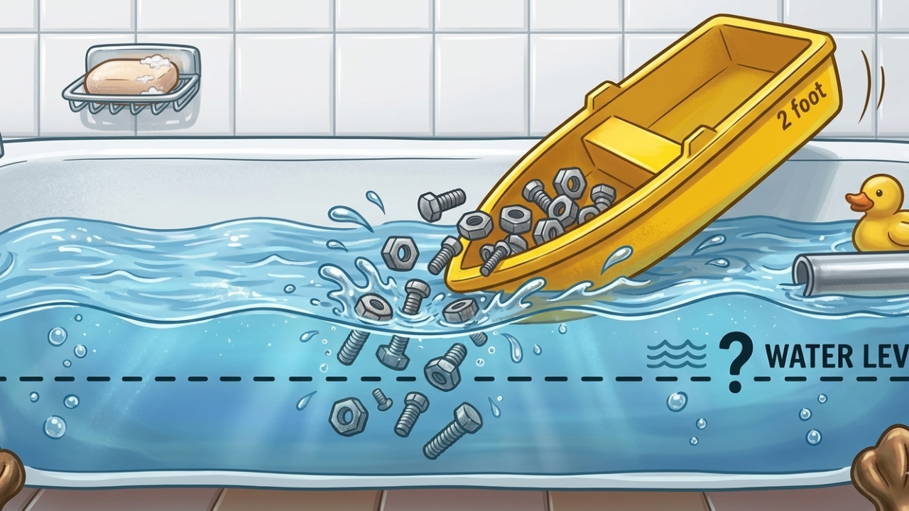 Plastic Boat in the Bathtub