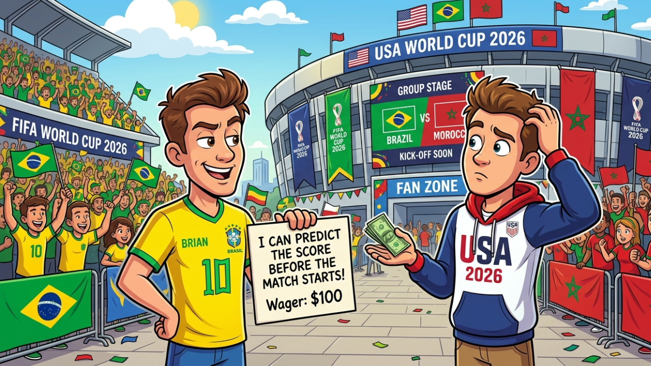 Riddle #14 – Predicting the Brazil vs. Morocco Score | 2026 World Cup USA
