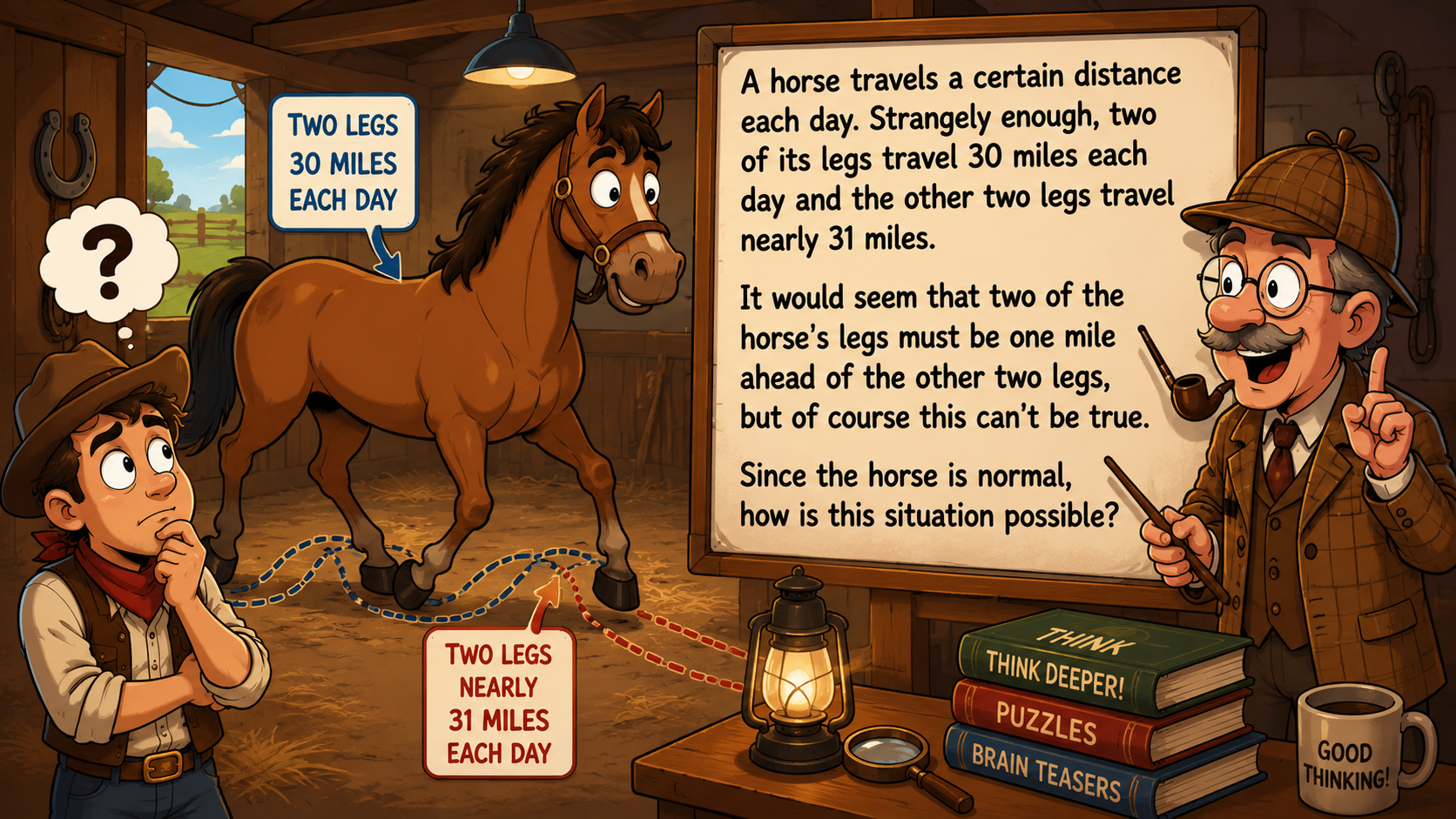 Riddle #29- Horse’s legs